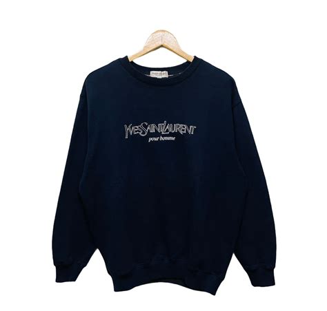 ysl sweatshirt vintage|yves saint laurent vintage bag.